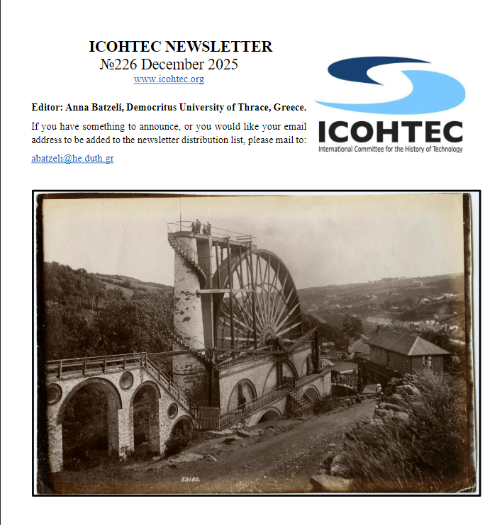 ICOHTEC Newsletter No. 226 (December 2025) is out — our most substantial issue yet