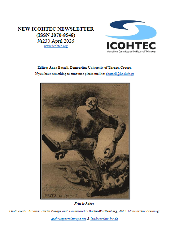 ICOHTEC Newsletter No. 230 (April 2026) is now online